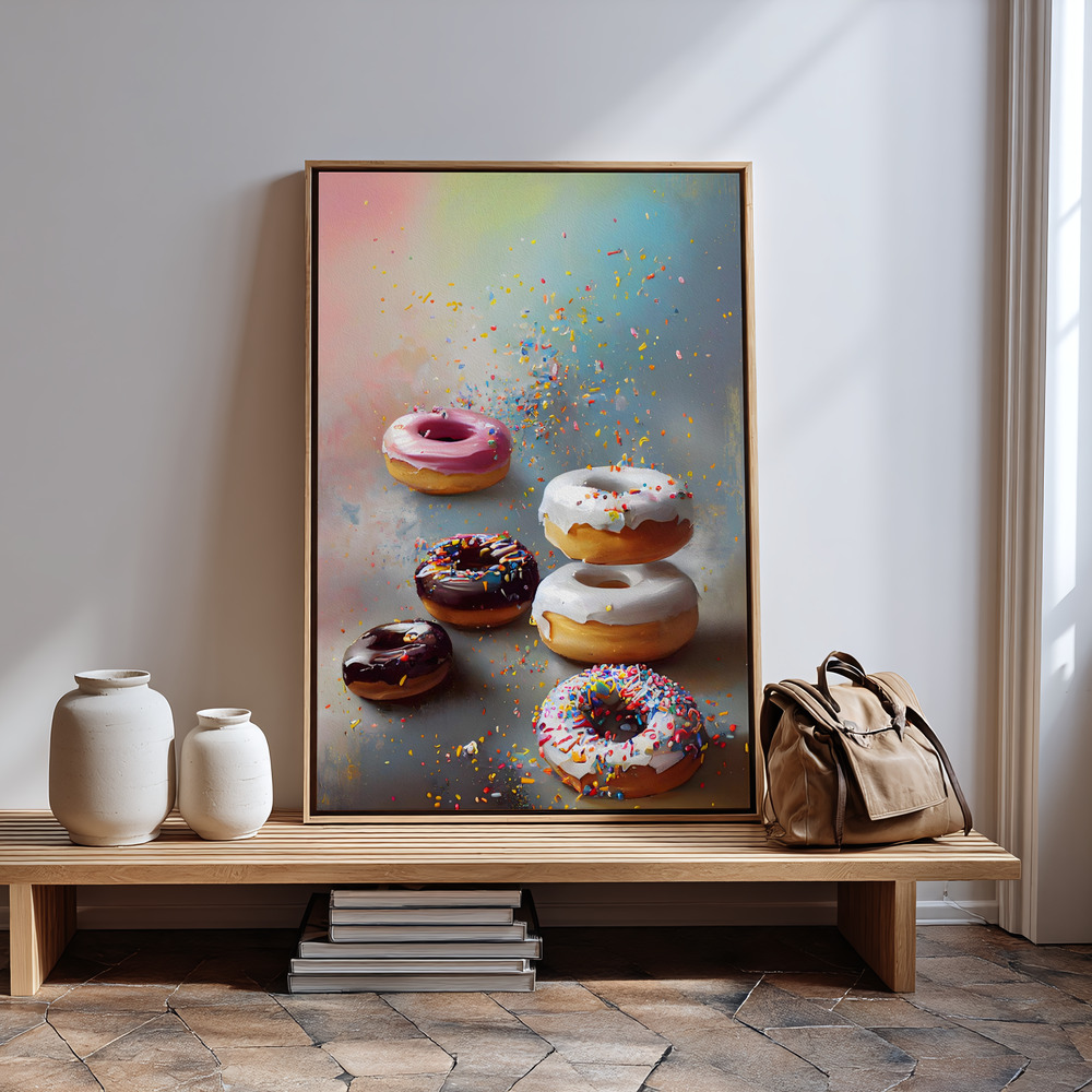 Toile - Yummy Donuts à l'entrée