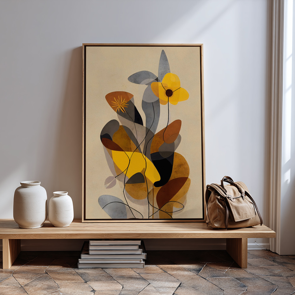 Canvas schilderi - In My Summer Garden in guest room