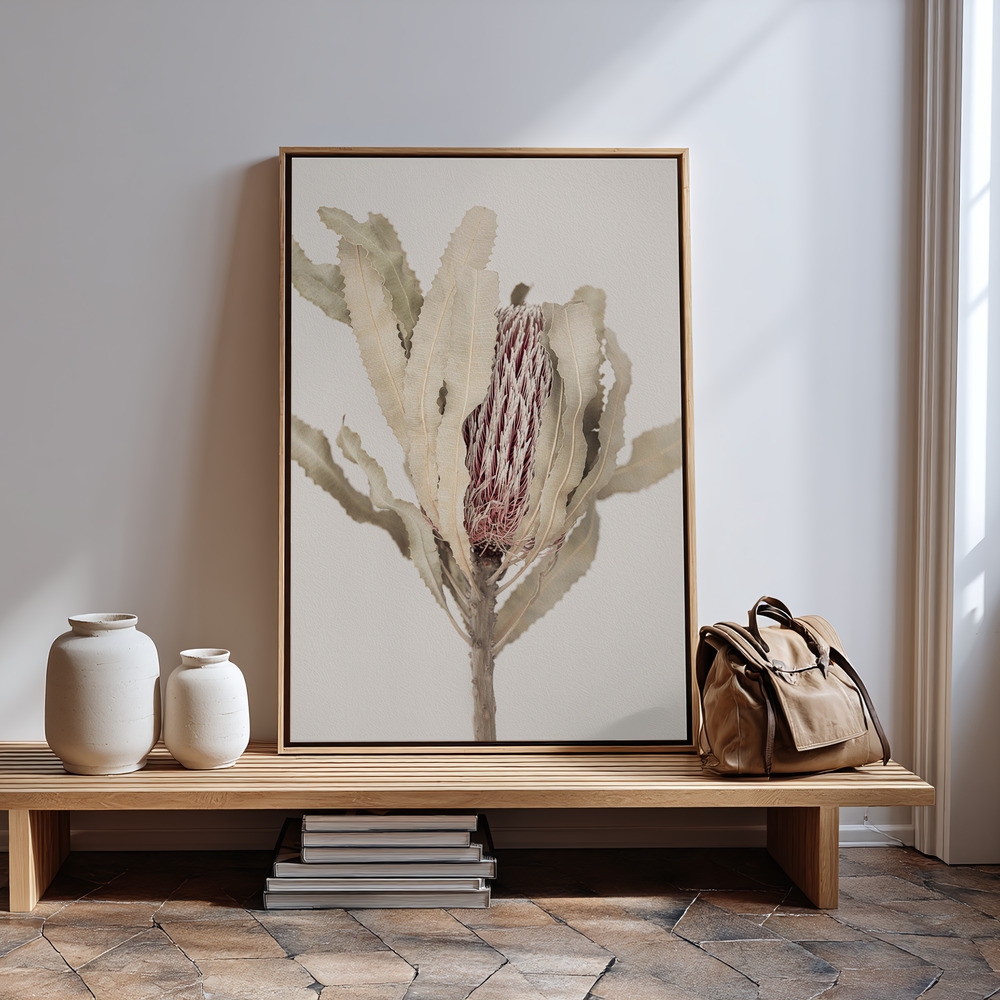 Leinwandbild - Banksia in guest room