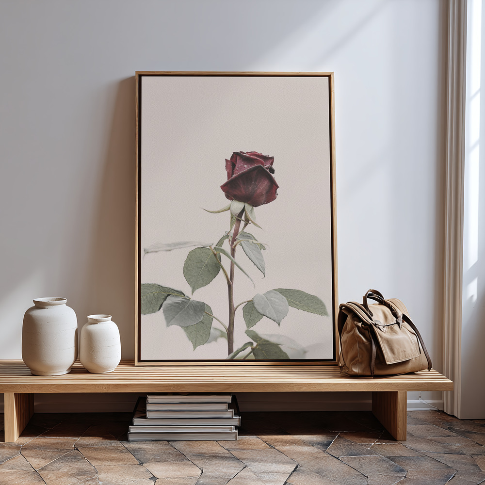 Leinwandbild - Rose in guest room