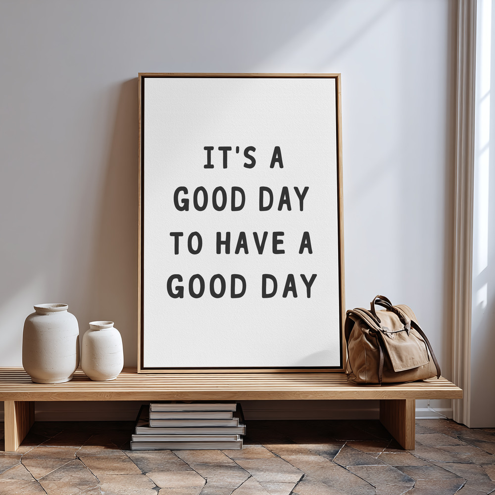 Canvas print - Good Day in guest room