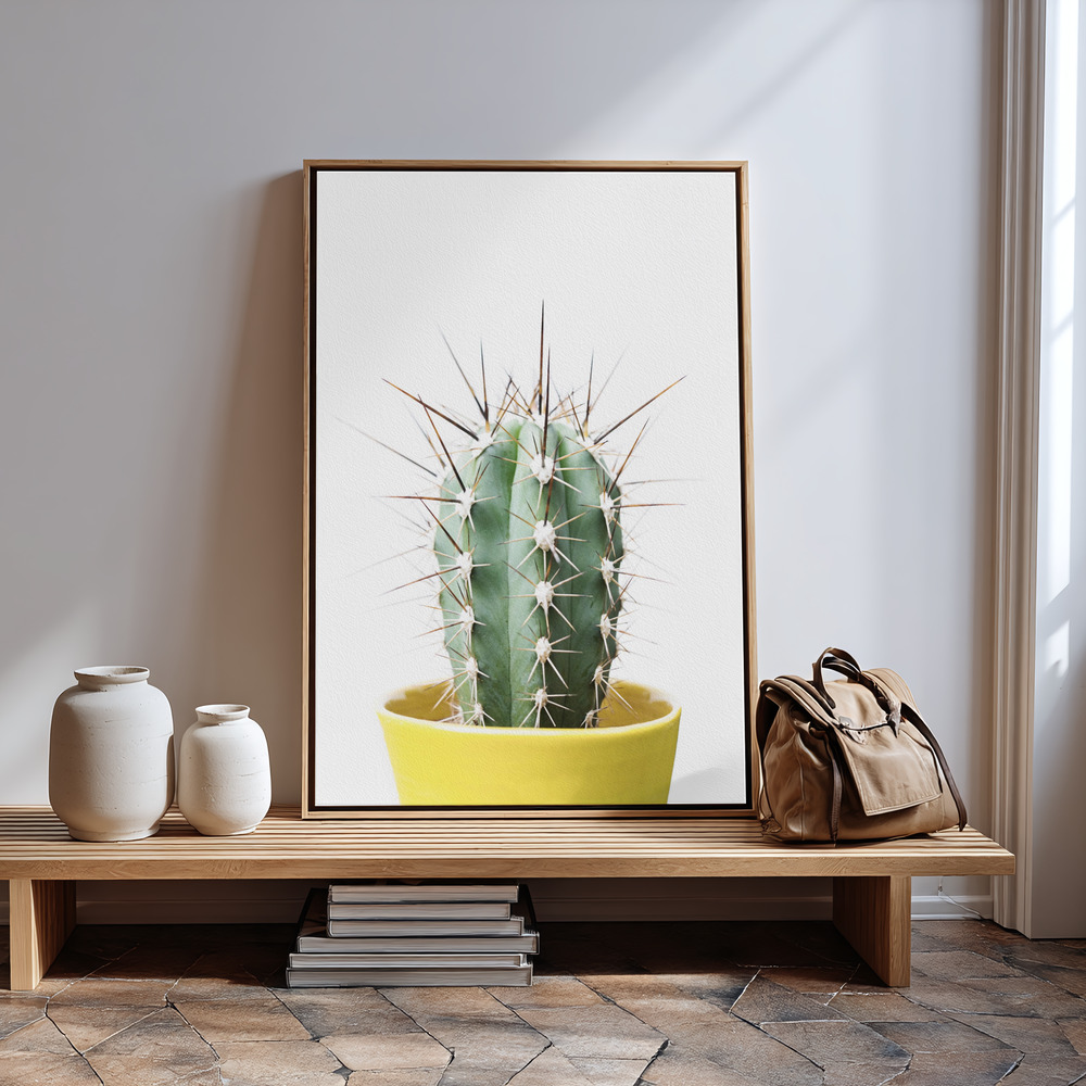 Canvas print - Spikey Cactus in guest room