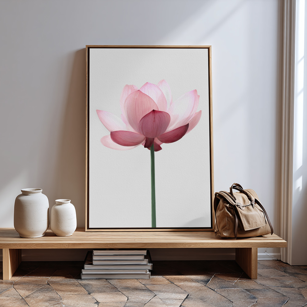 Canvas print - Lotus Flower in guest room