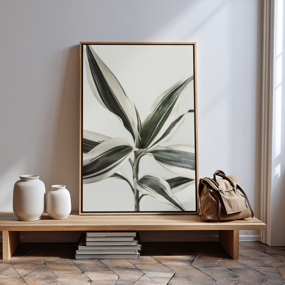 Canvas schilderi - Foliage bij de ingang