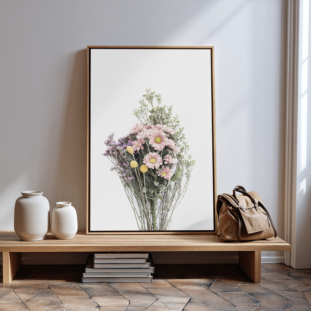 Canvas schilderi - Wildflowers bij de ingang
