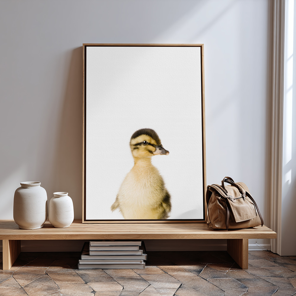 Canvas print - Baby Duck in guest room