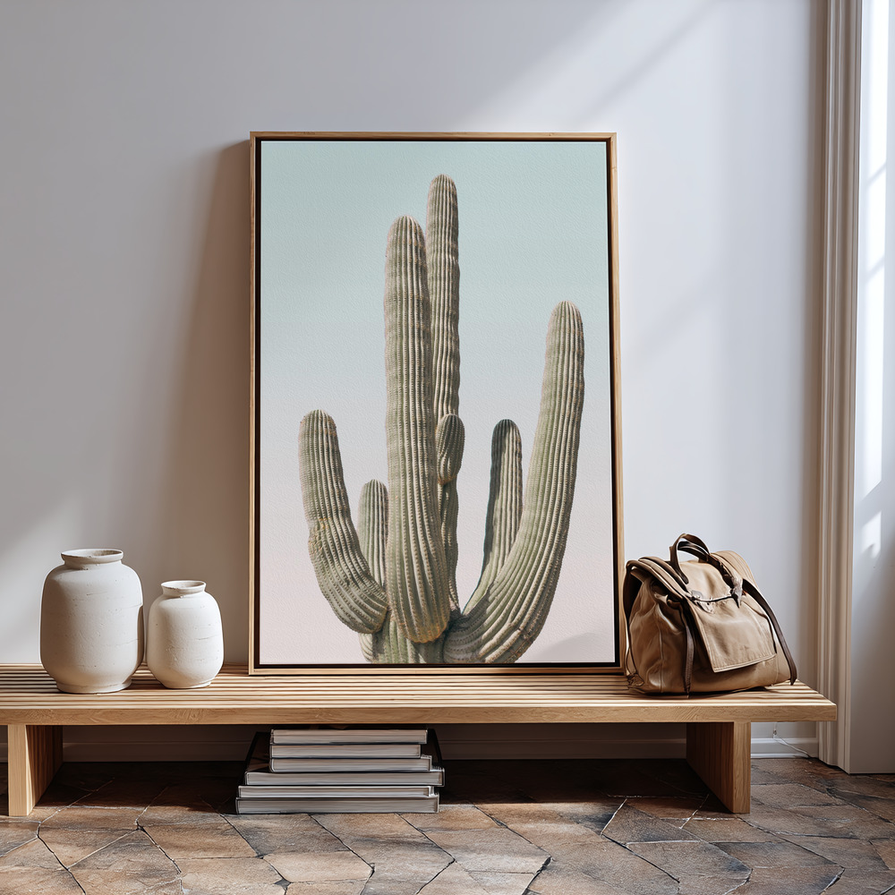 Canvas print - Saguaro in guest room