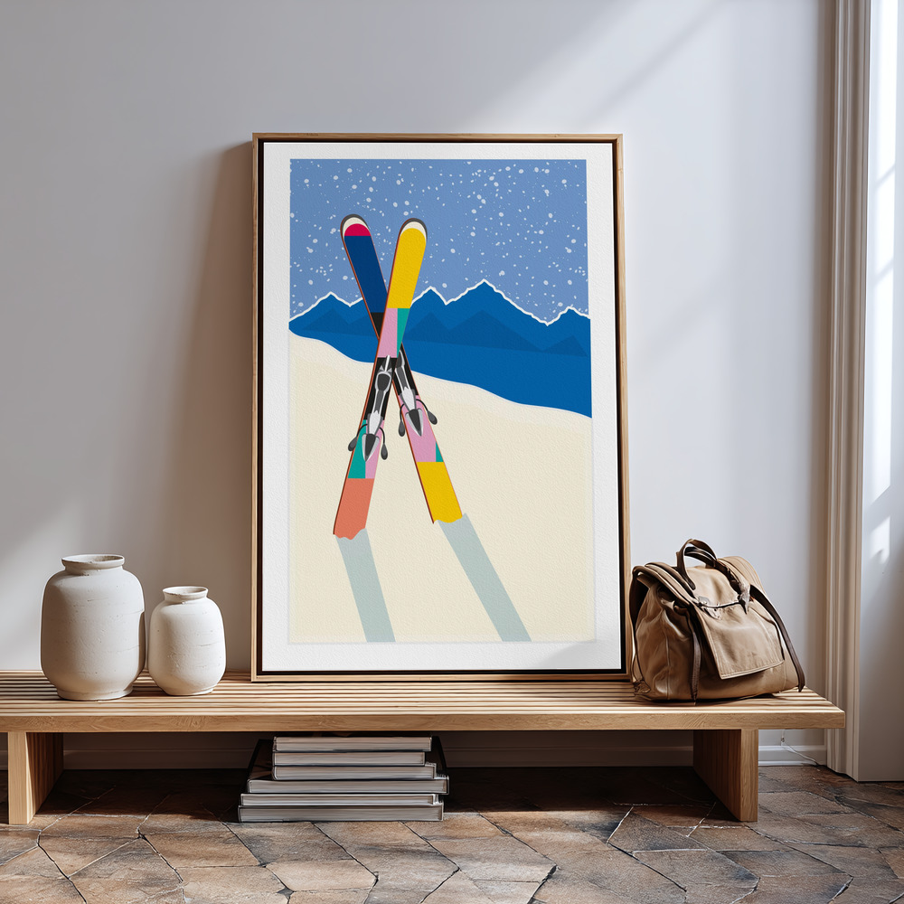 Canvas print - WINTER in guest room