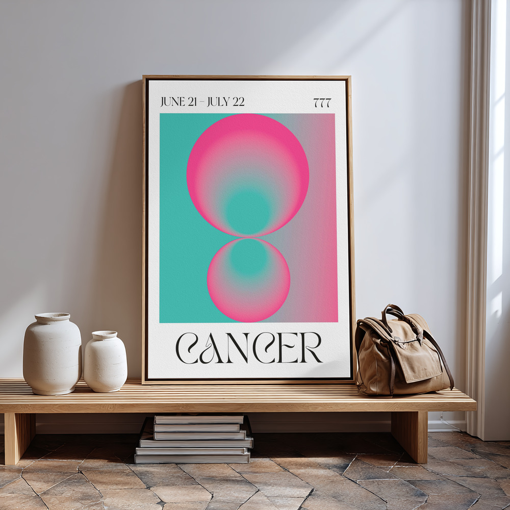 Canvas print - Cancer in guest room