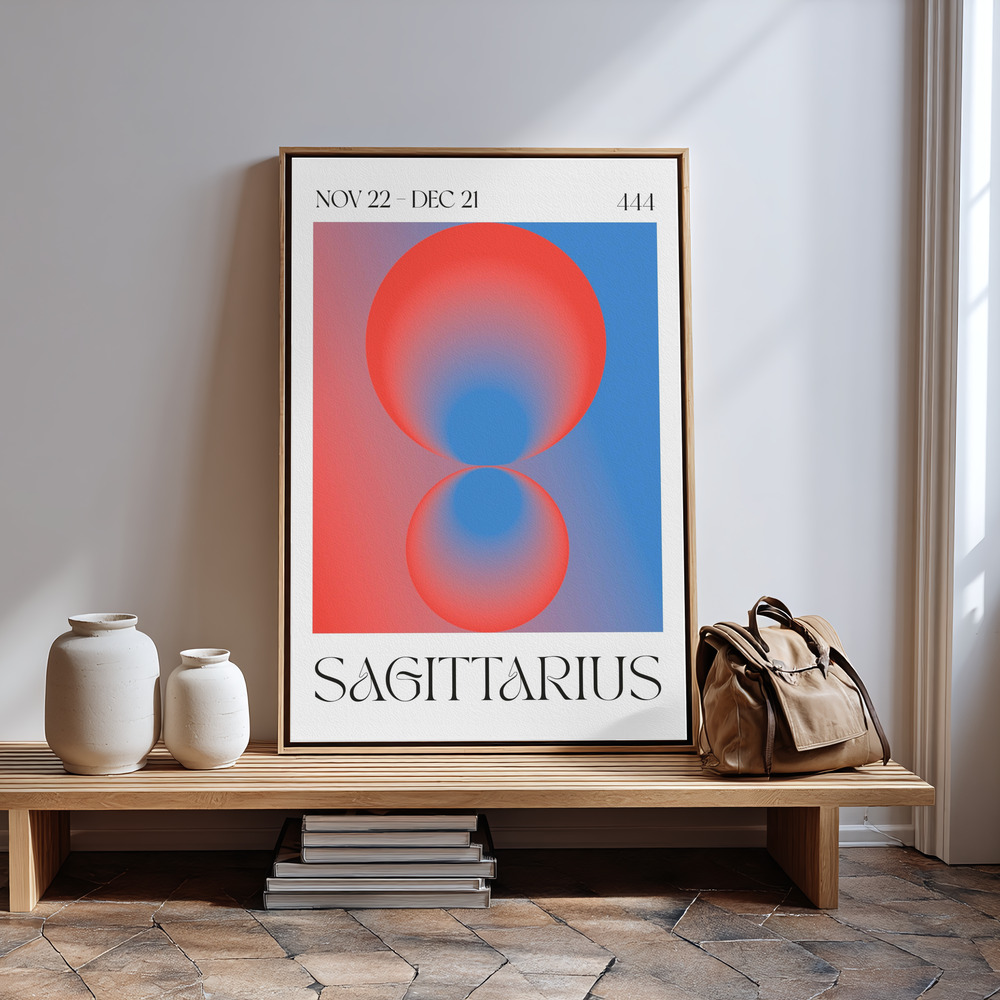 Canvas print - Sagittarius in guest room