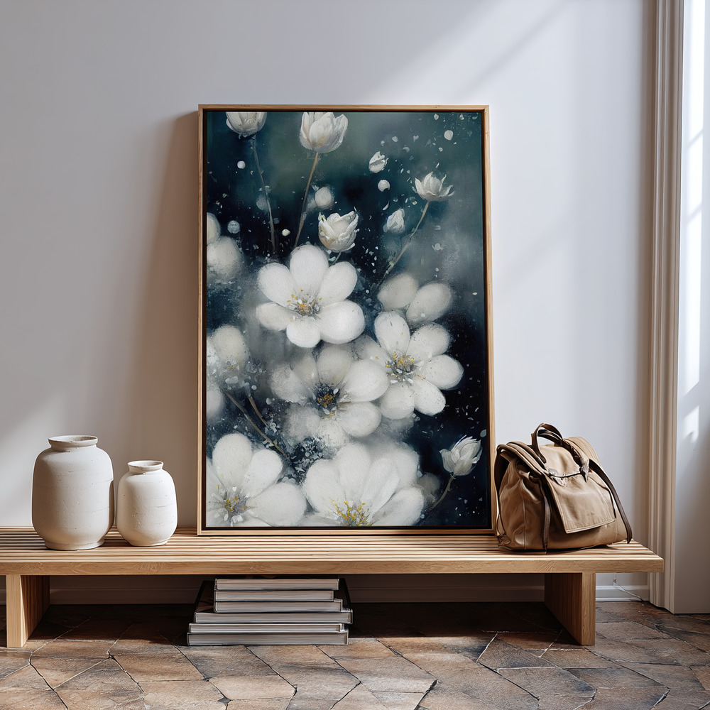 Canvas taulu - Frozen Flowers sisäänkäynnin luona