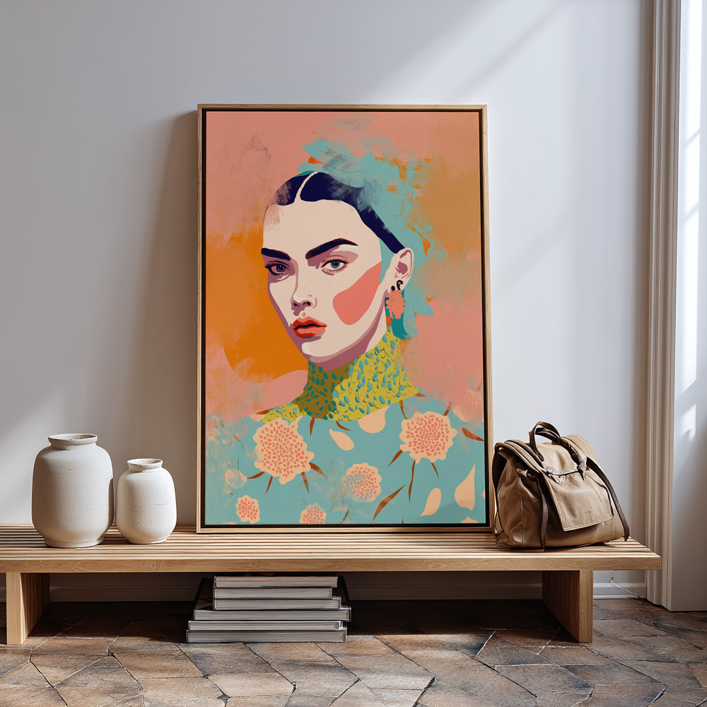 Canvas print - Fashion Moments in guest room