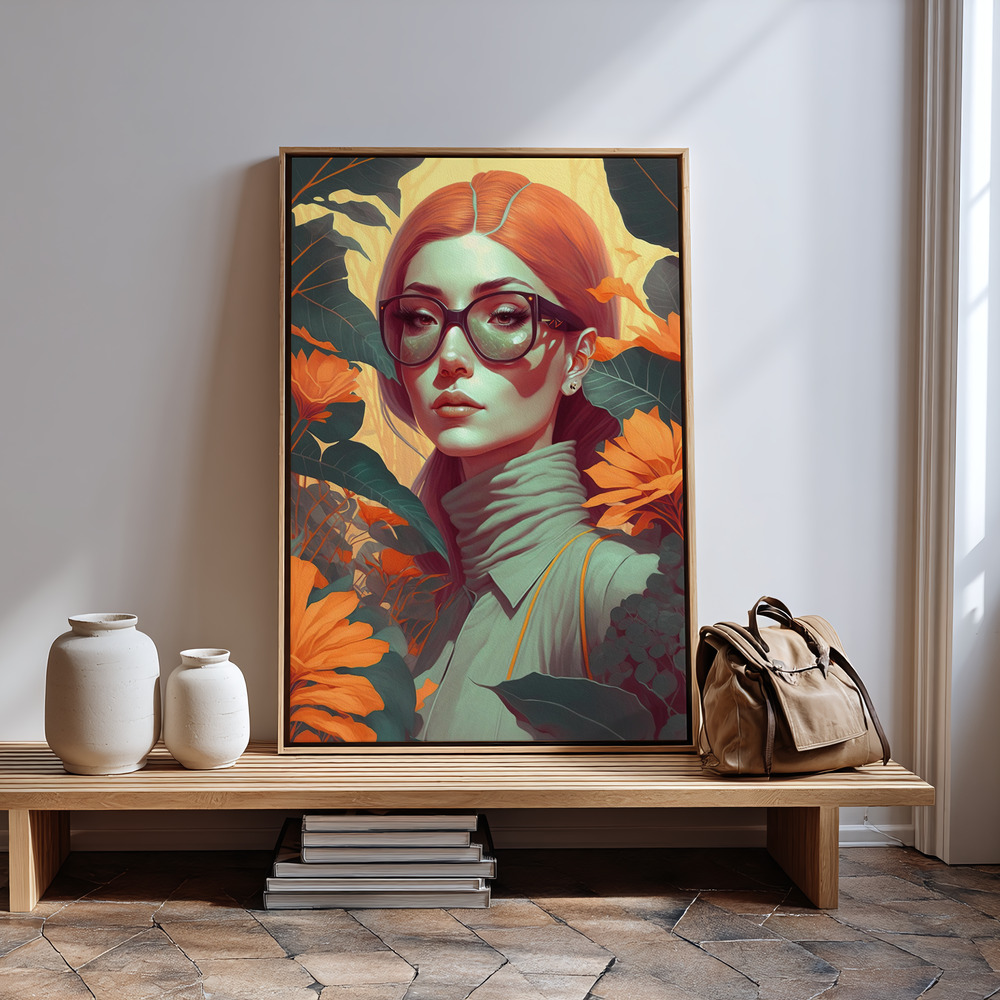 Lienzo - Beauty In The Jungle in guest room