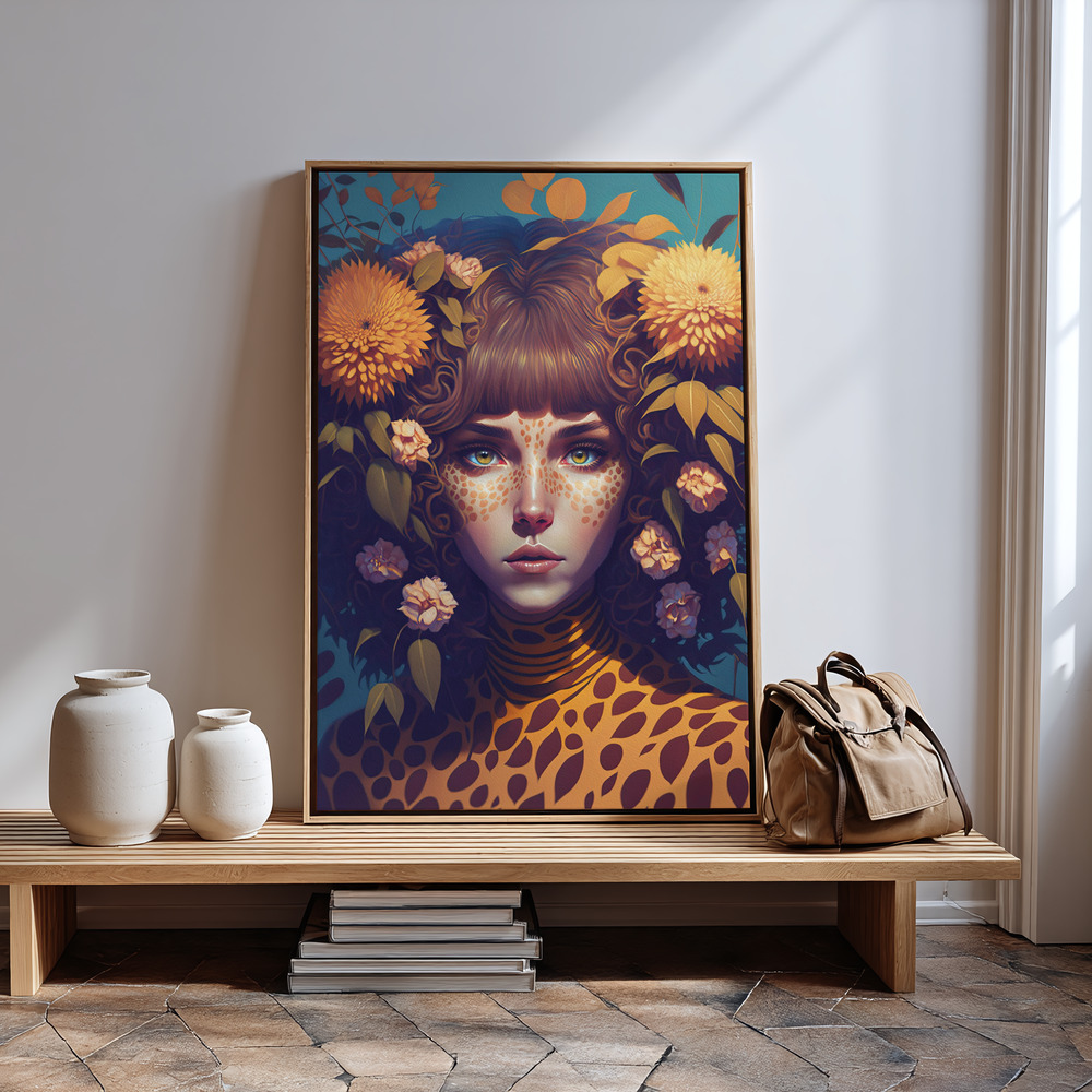 Toile - Leo Woman à l'entrée
