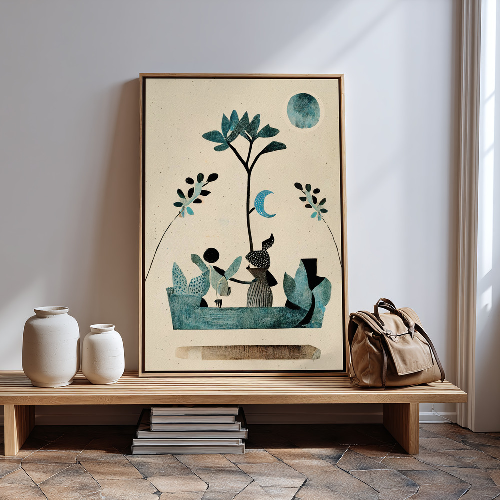 Canvas print - My Fantastic Journey in guest room