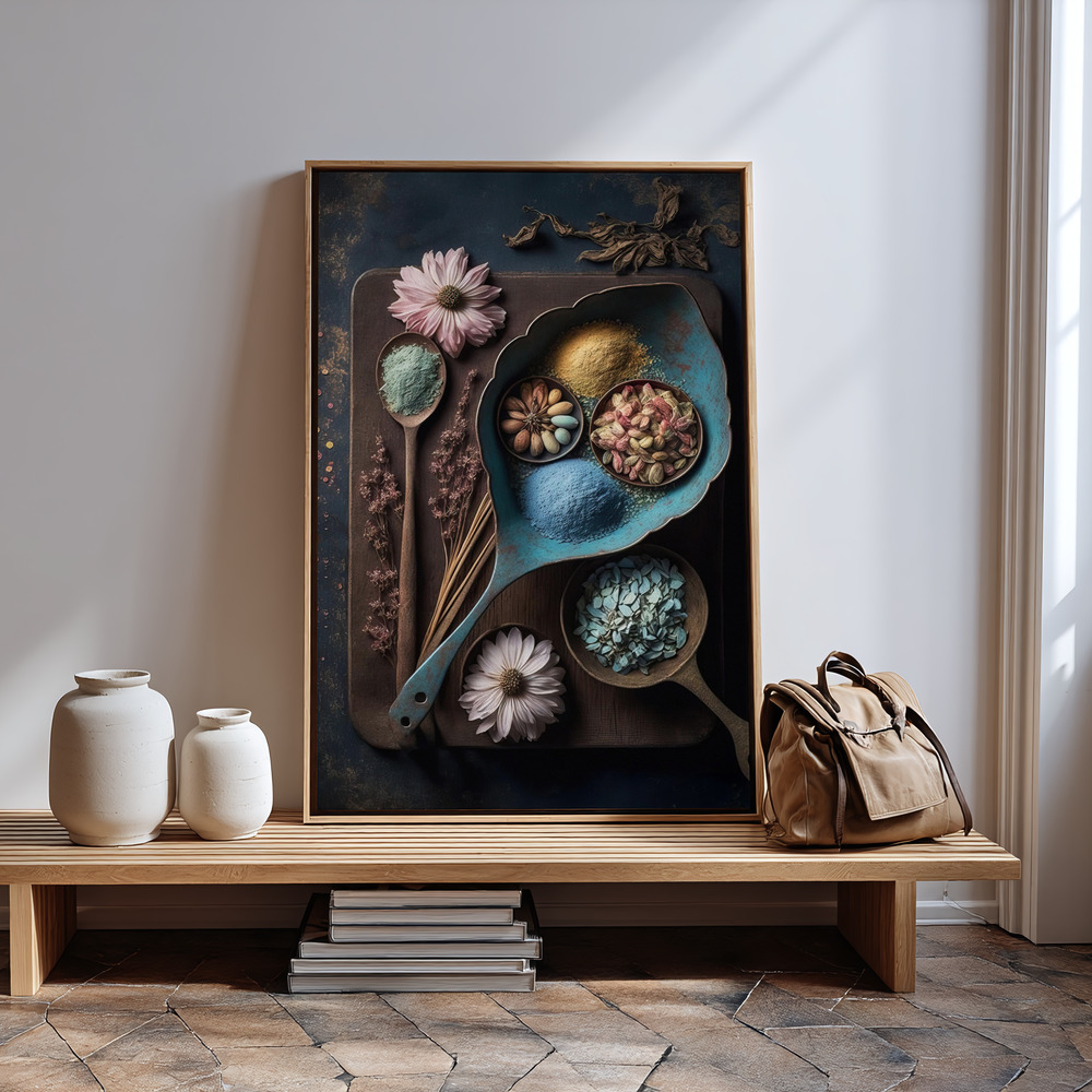 Canvas print - Spices in guest room