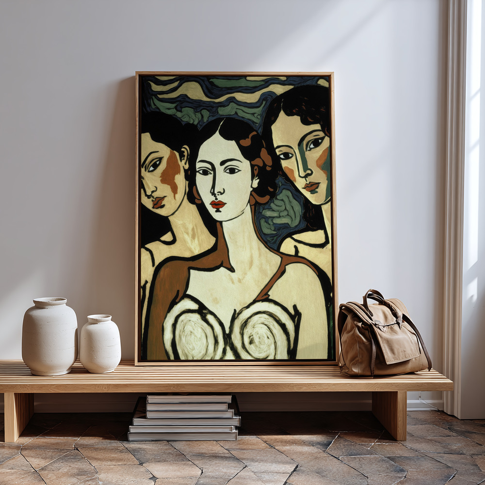 Canvas print - The Soul Sisters by the entrance