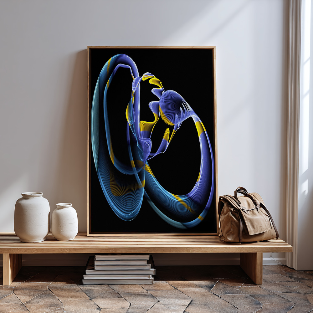 Canvas print - Earphone in guest room