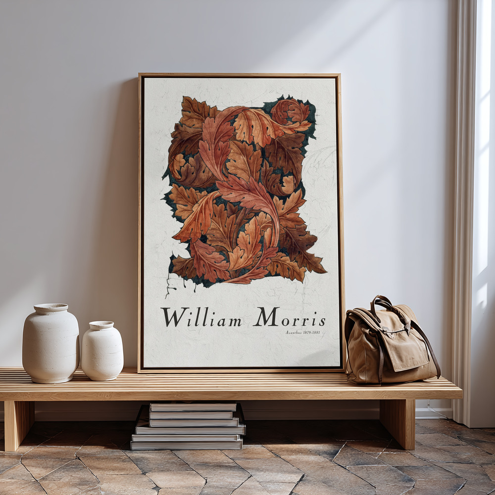 Canvas print - Acanthus in guest room