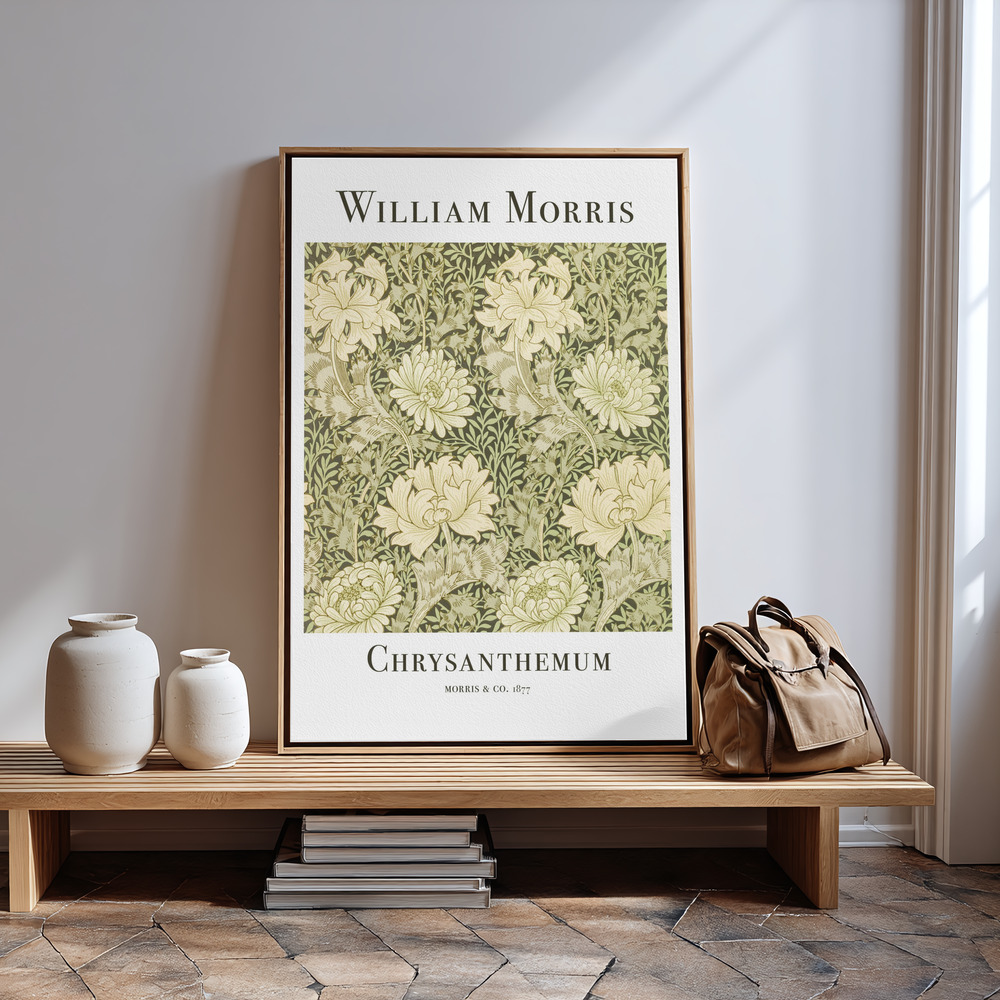 Canvas taulu - Chrysanthemum sisäänkäynnin luona