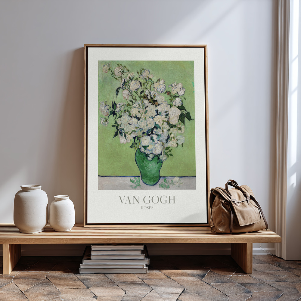 Canvas print - Roses in guest room