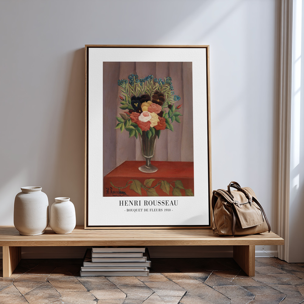 Canvas print - Bouquet De Fleurs 1910 in guest room