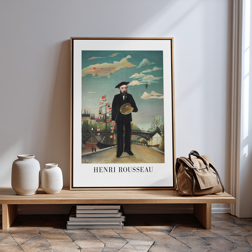 Canvas print - Self Portrait 1890 in guest room