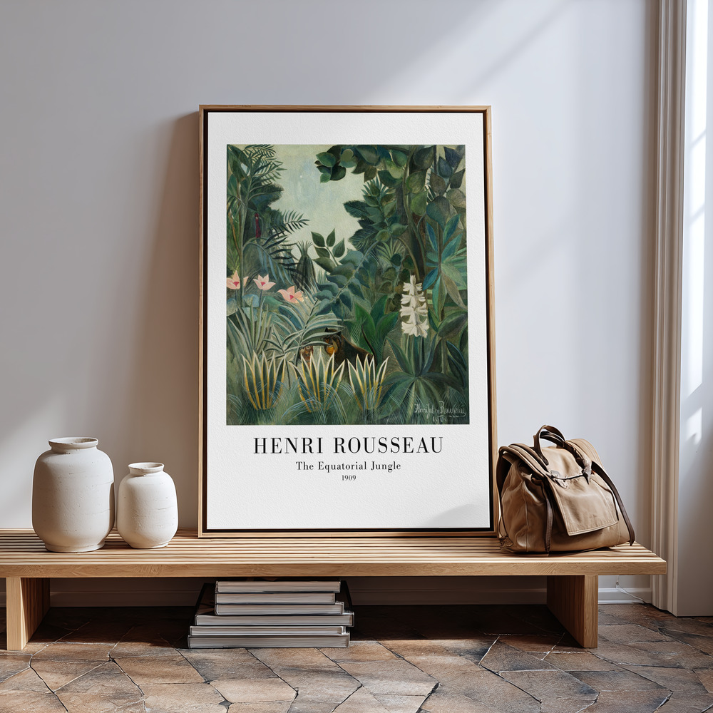 Stampe su tela - The Equatorial Jungle in guest room