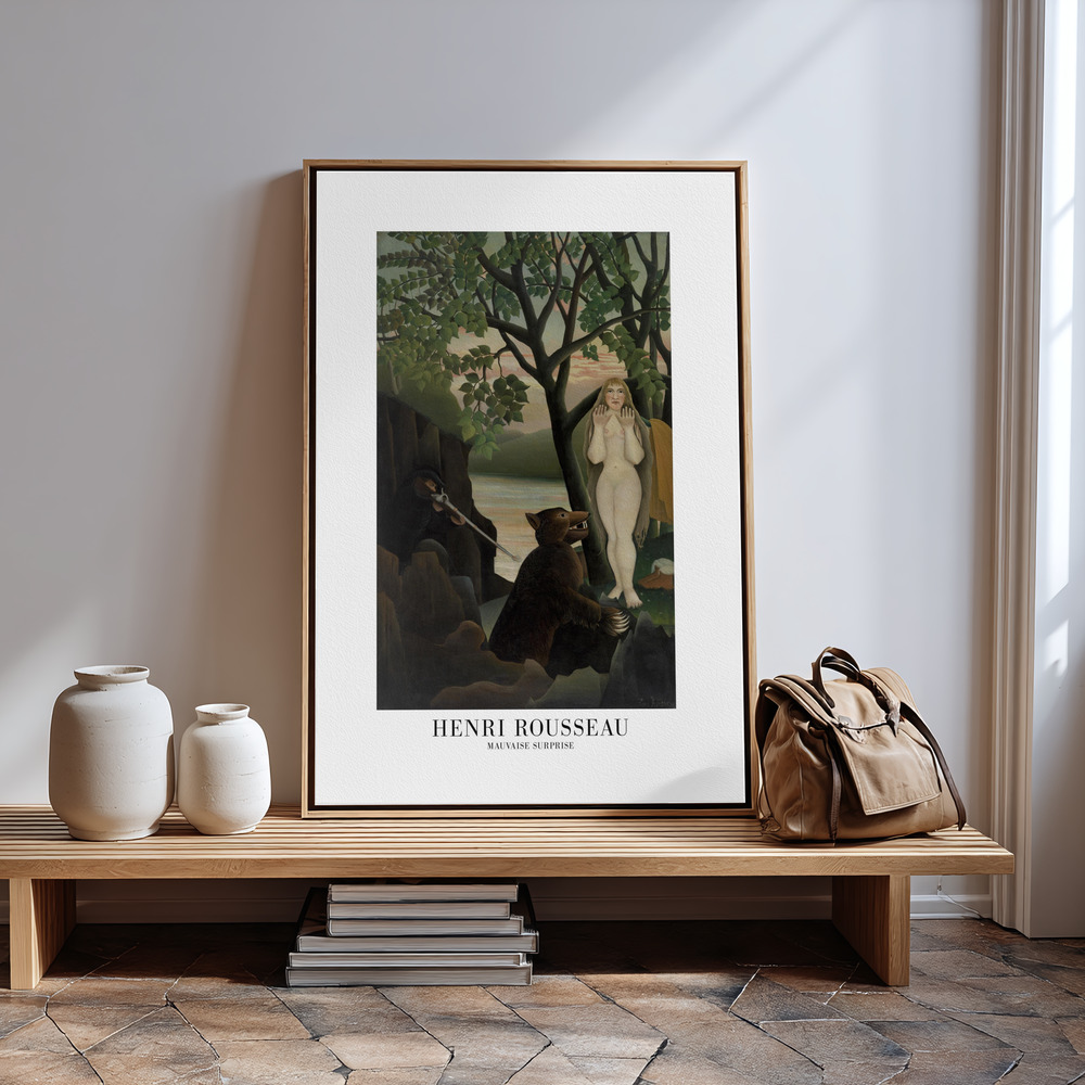 Canvas print - Mauvaise Surprise in guest room