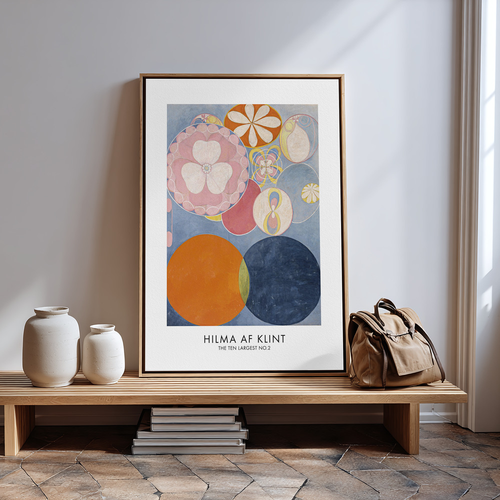 Canvas schilderi - The Ten Largest No.2 Poster - bij de ingang