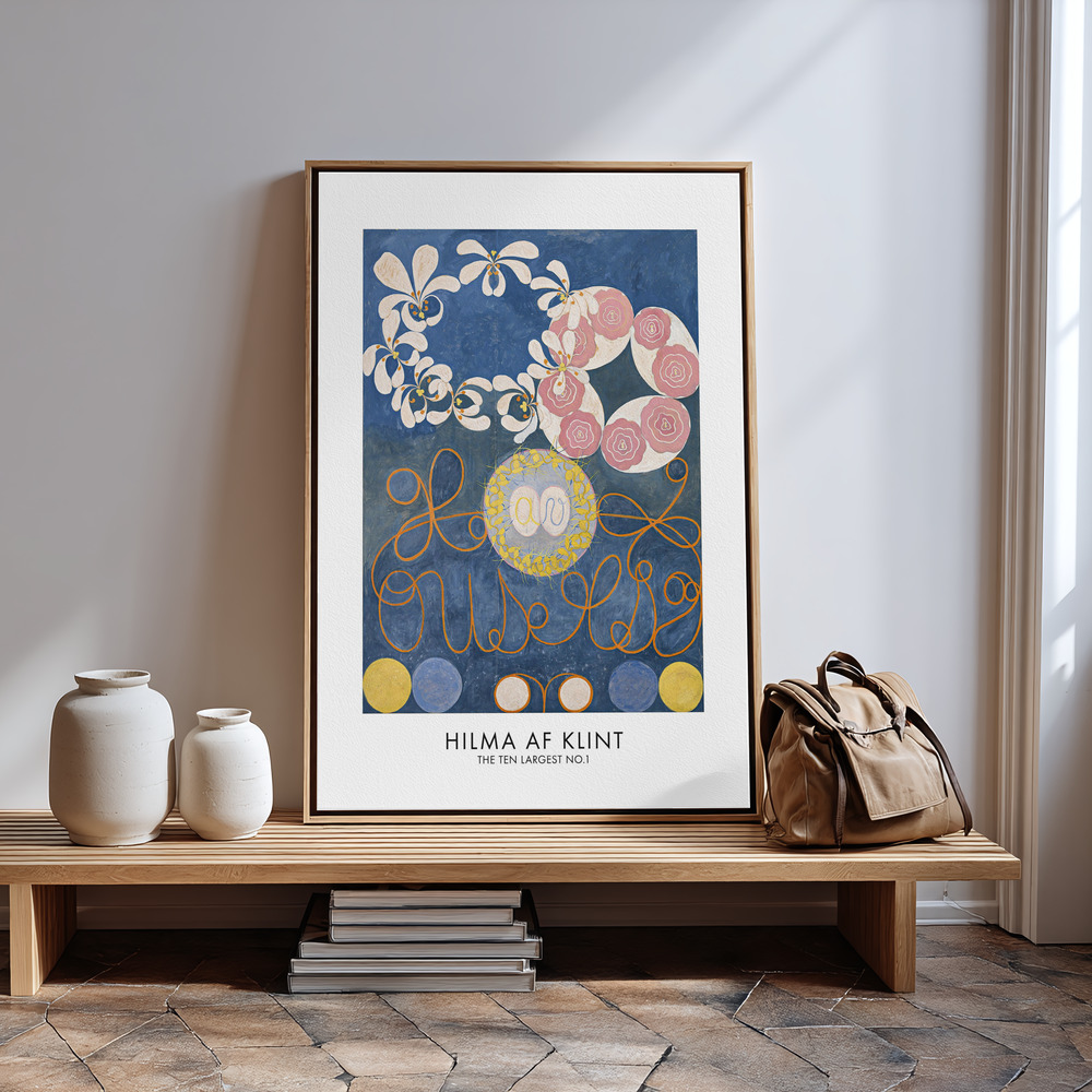 Canvas schilderi - The Ten Largest No.1 Poster - in guest room