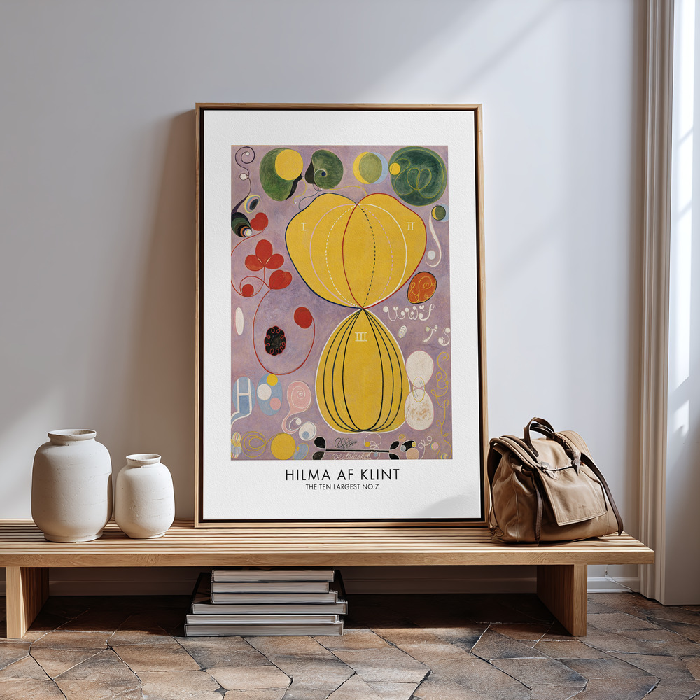 Canvas schilderi - The Ten Largest No.7 Poster - in guest room