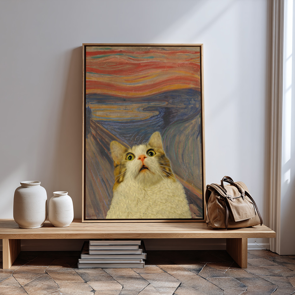 Canvas taulu - The Meow 02 sisäänkäynnin luona