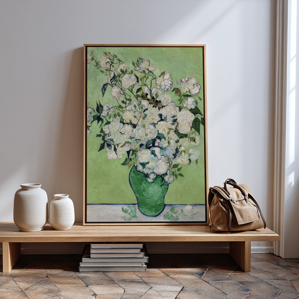 Canvas print - Roses in guest room