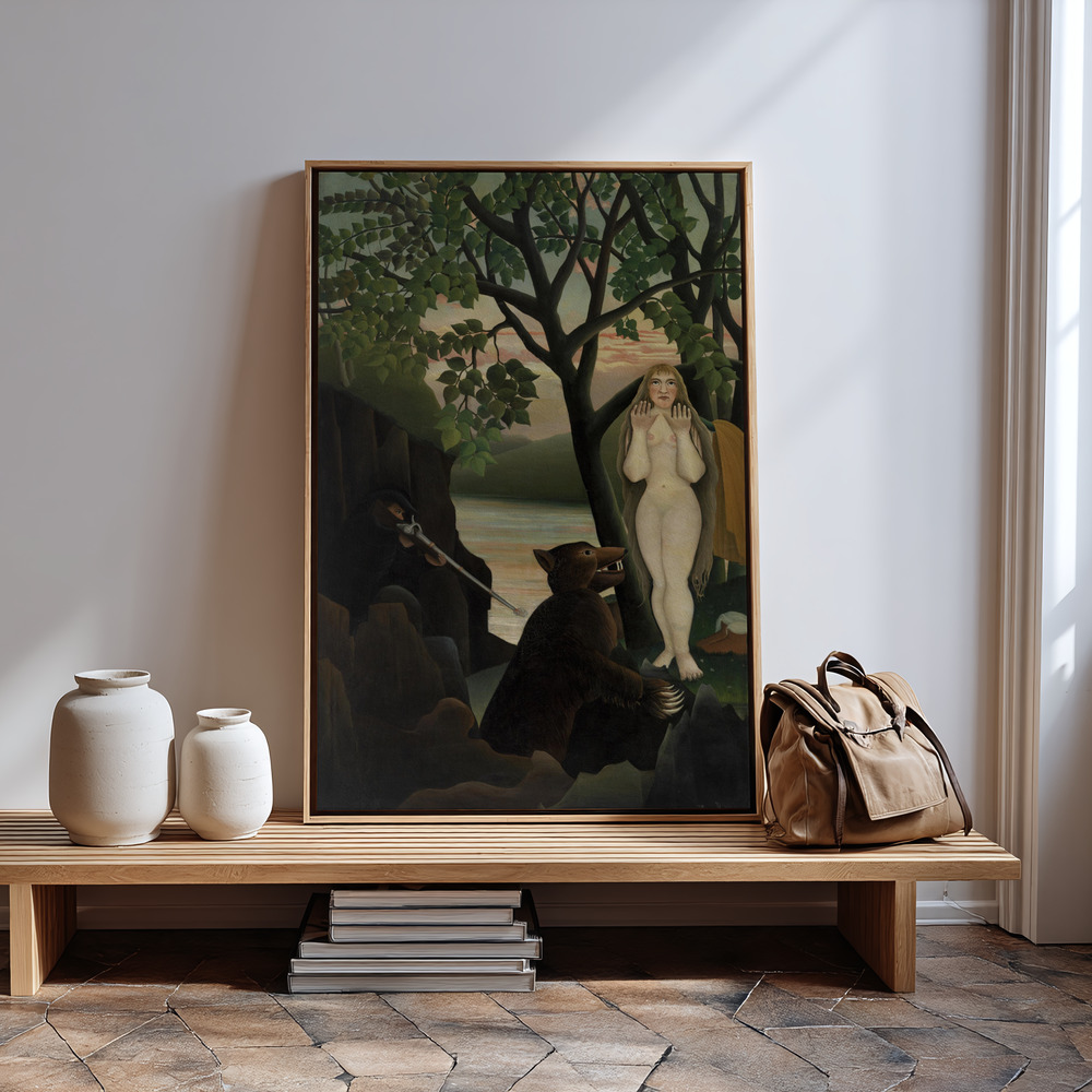 Stampe su tela - Mauvaise Surprise in guest room