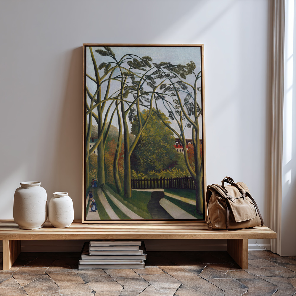 Canvas print - The Banks Of The Bier Near Bicetre in guest room