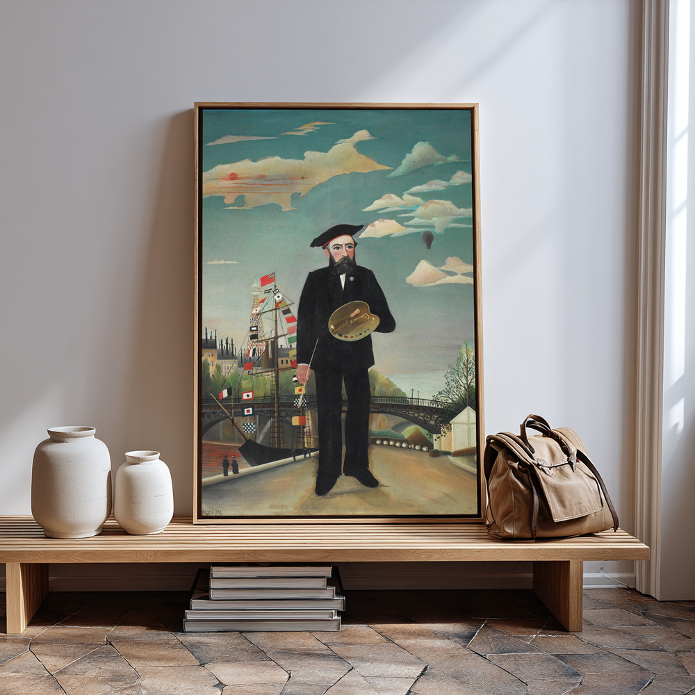 Canvas print - Self Portrait 1890 in guest room