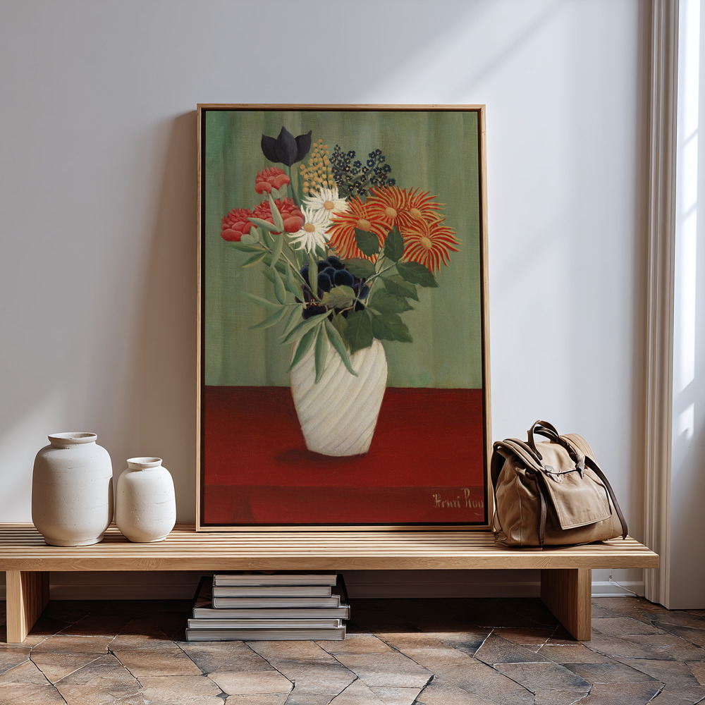 Canvas taulu - Bouquet De Fleurs sisäänkäynnin luona