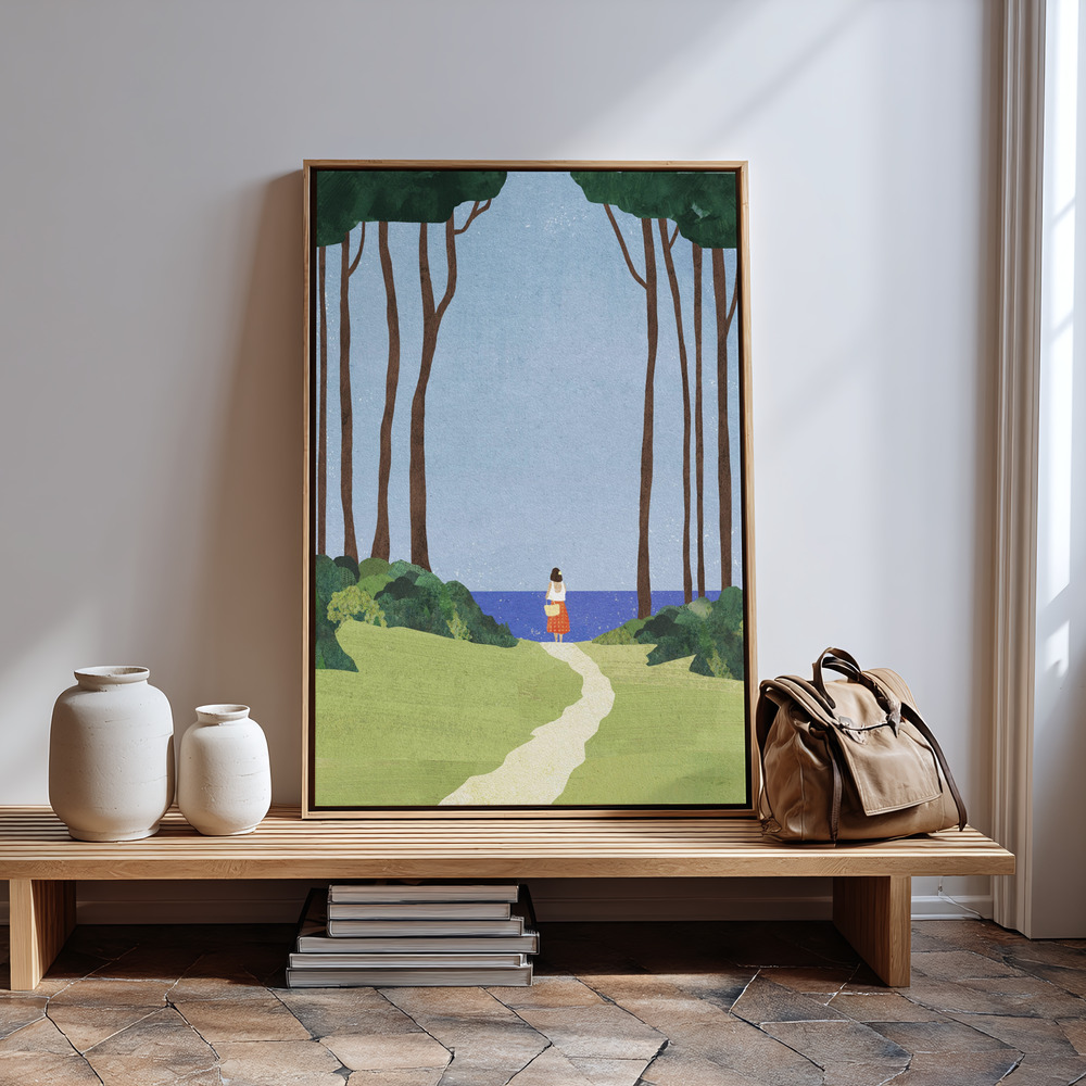 Canvas print - Day Trip in guest room