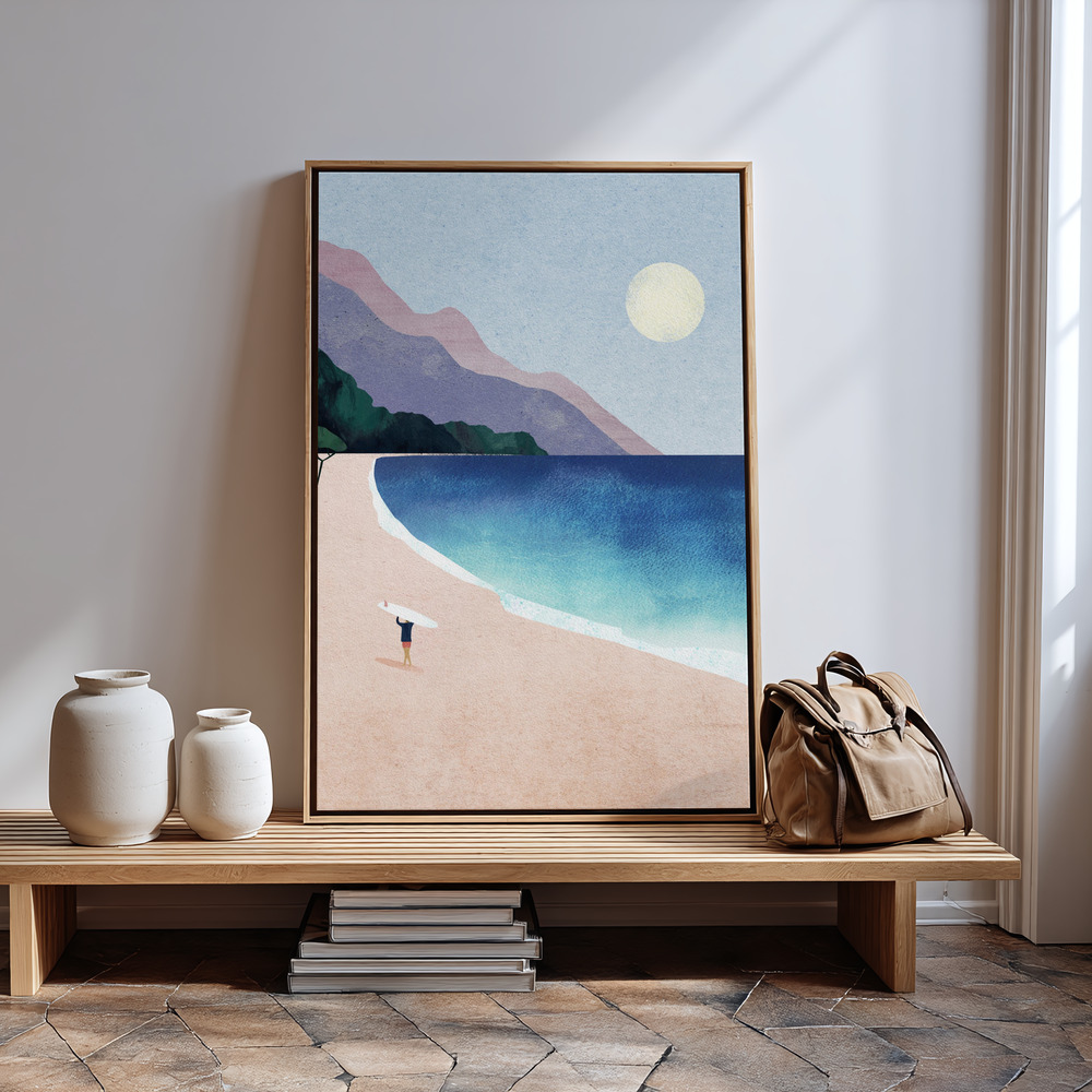 Toile - Surf Beach in guest room