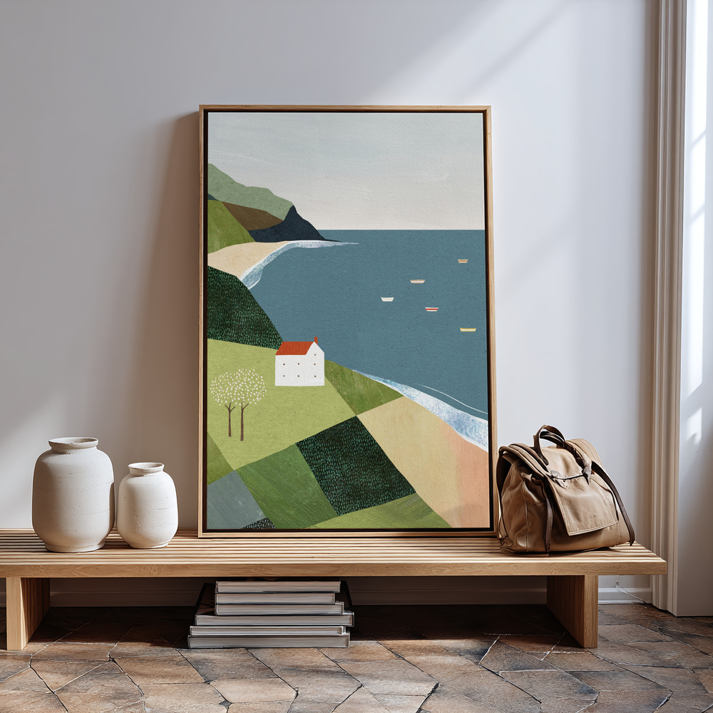 Lienzo - House on the Cliff in guest room
