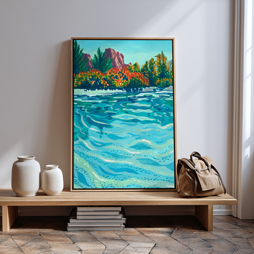 Canvas schilderi - Sedona in guest room