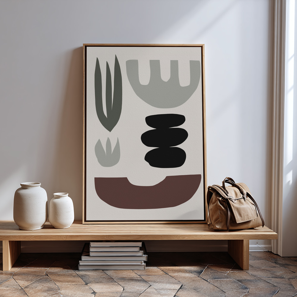 Canvas print - Shapes in guest room