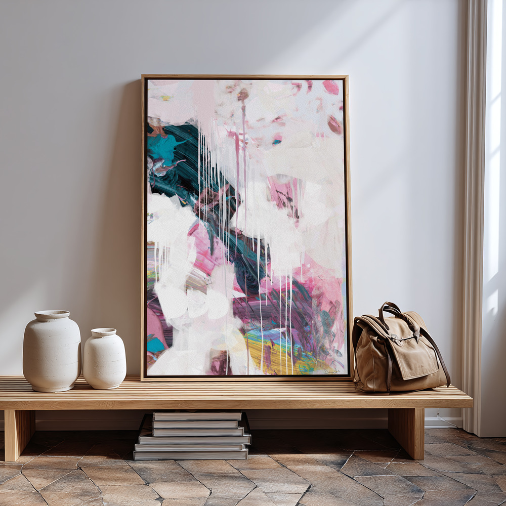 Canvas schilderi - Statement bij de ingang