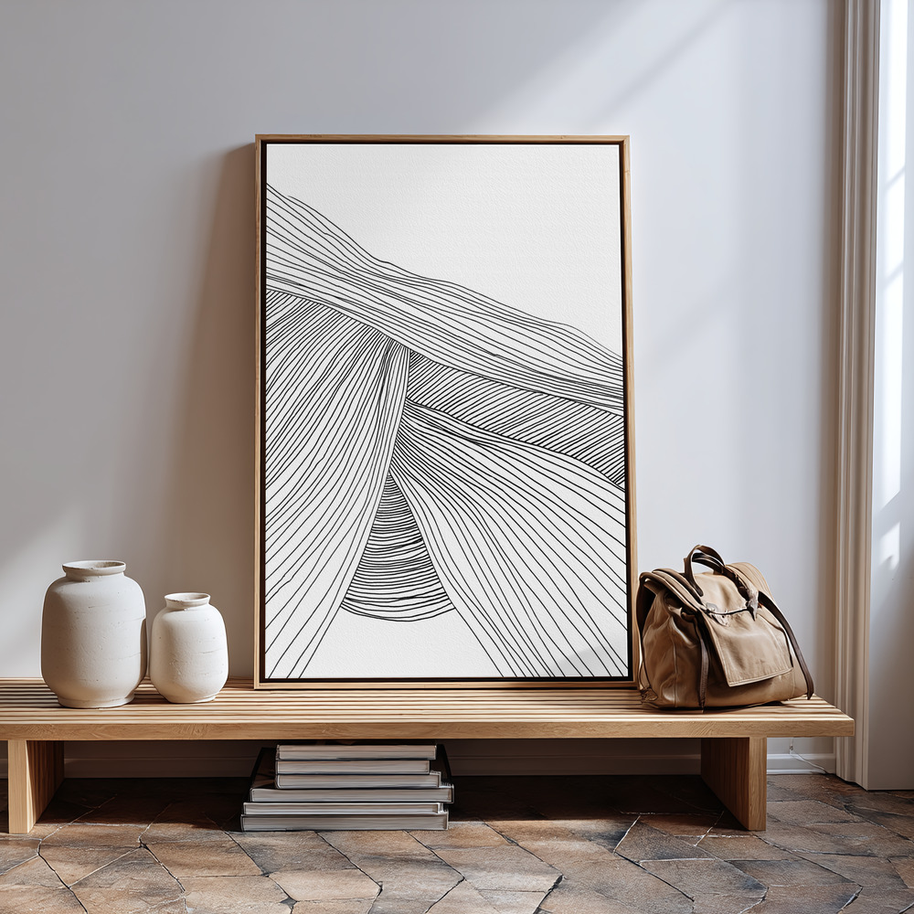 Canvas schilderi - Waves bij de ingang
