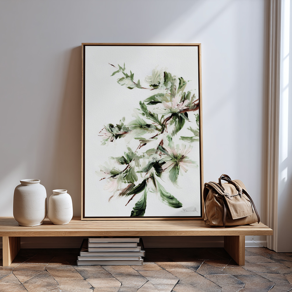 Canvas print - Bloom in guest room