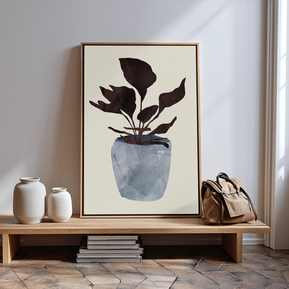 Canvas schilderi - Country Plant bij de ingang