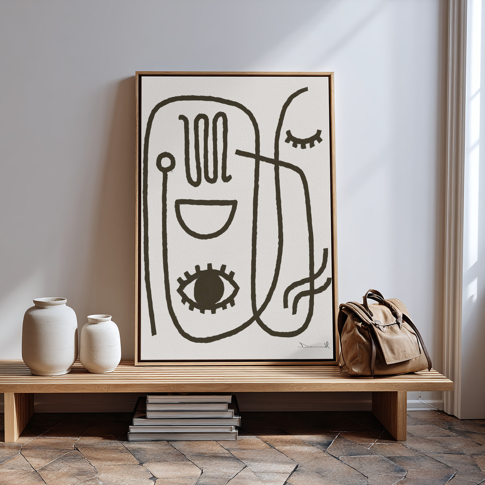 Canvas print - Get Going in guest room