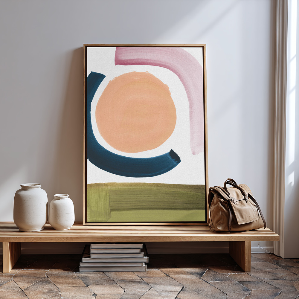 Canvas schilderi - Gravity bij de ingang