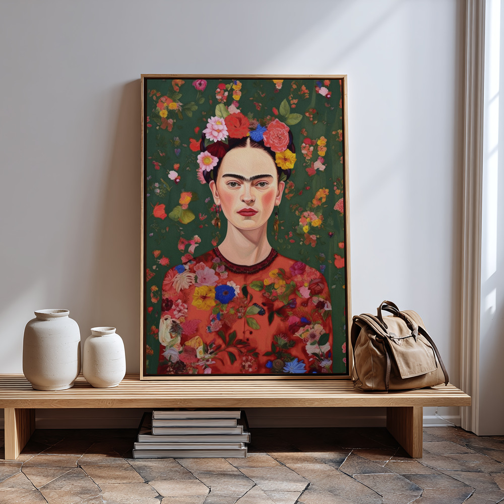 Canvas print - The Love Of Flowers in guest room